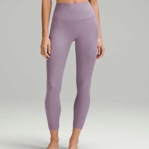 Lululemon Align Ribbed Leggings in Light Violet